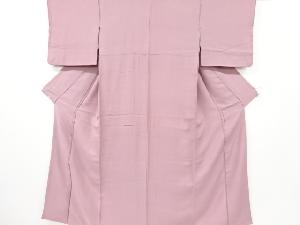 織柄色無地着物